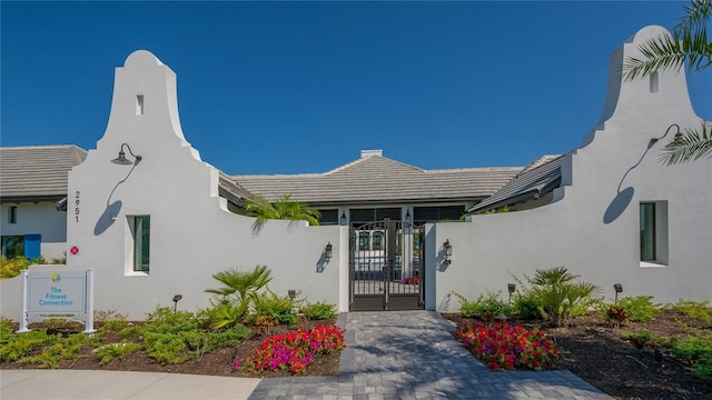 view of front of home