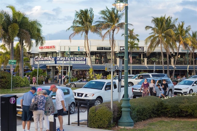 view of vehicle parking