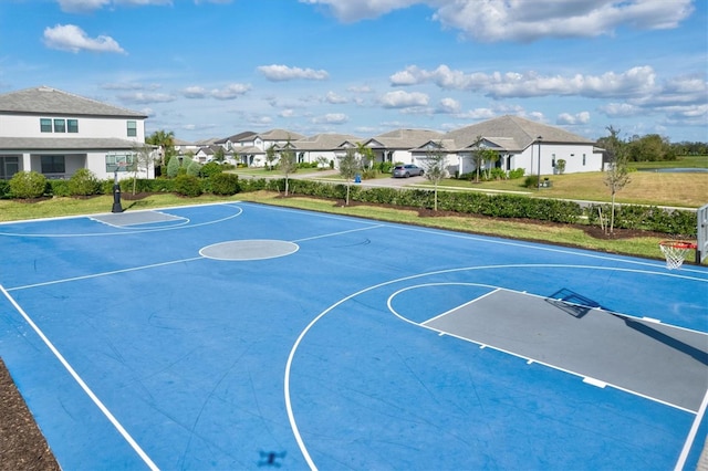 view of sport court