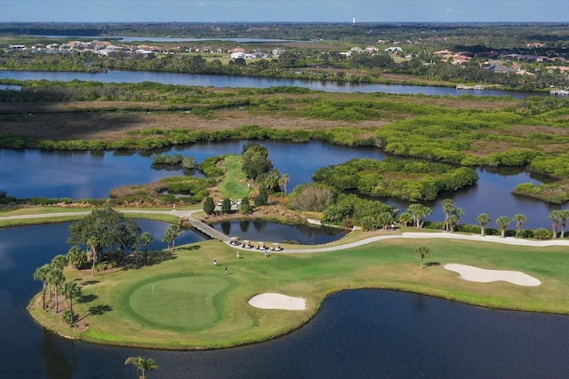 10209 Discovery Ter, Bradenton, FL 34212 - aerial view of property and surrounding area with a golf course and a nearby body of water