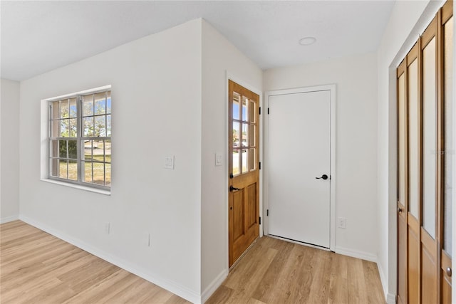 interior space featuring light hardwood / wood-style flooring