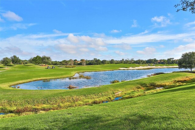 water view with view of golf course