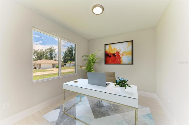 1010 Acadia Rd, Venice, FL 34293 - home office with baseboards