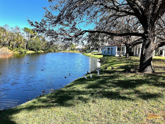 property view of water