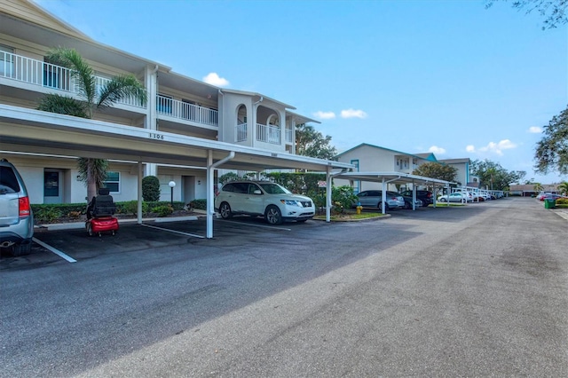 view of car parking