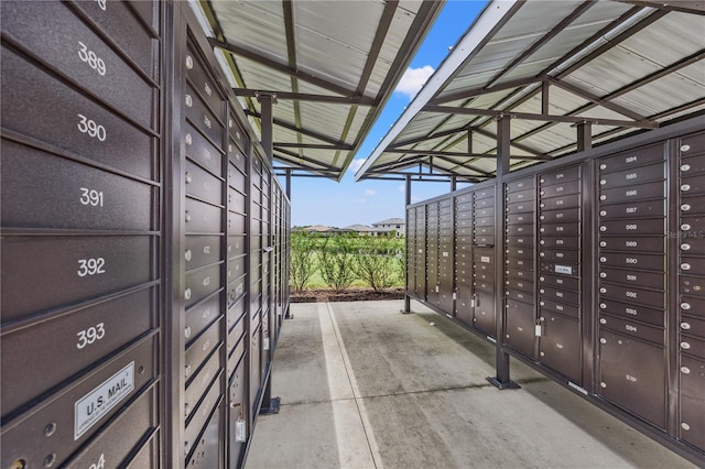 view of community with mail boxes