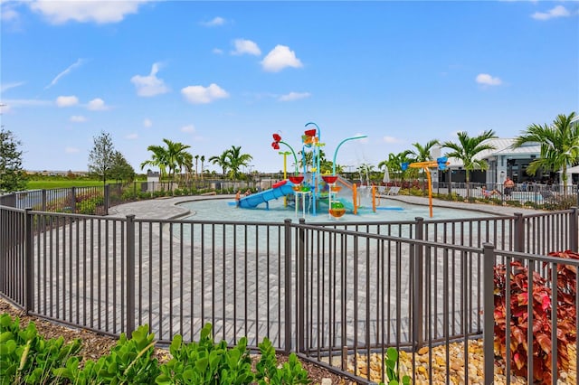 view of jungle gym