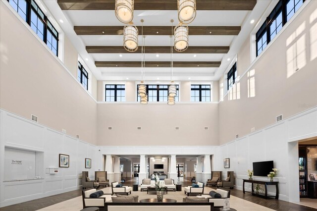 community lobby featuring visible vents
