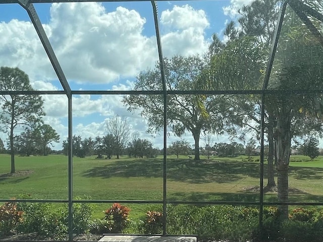 unfurnished sunroom with a wealth of natural light