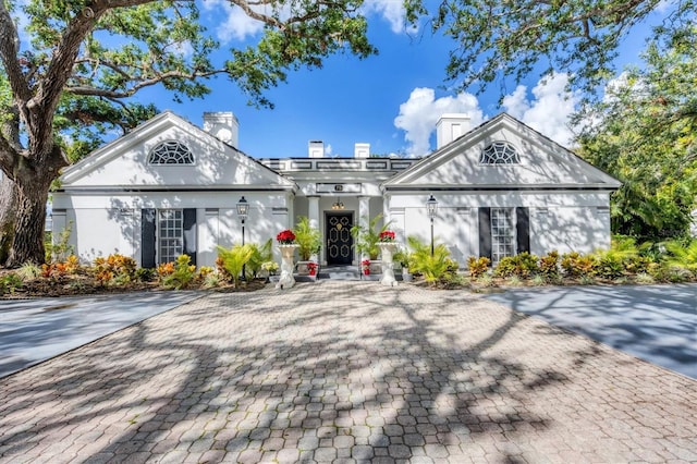 view of greek revival house