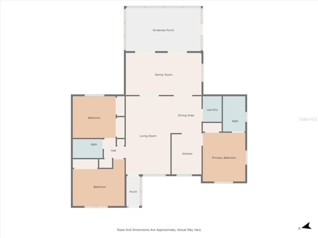 6352 Coniston Ter, North Port, FL 34287 - view of property floor plan