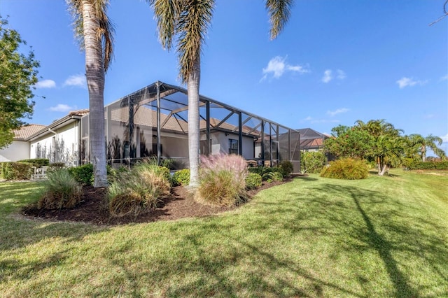 exterior space with a lanai