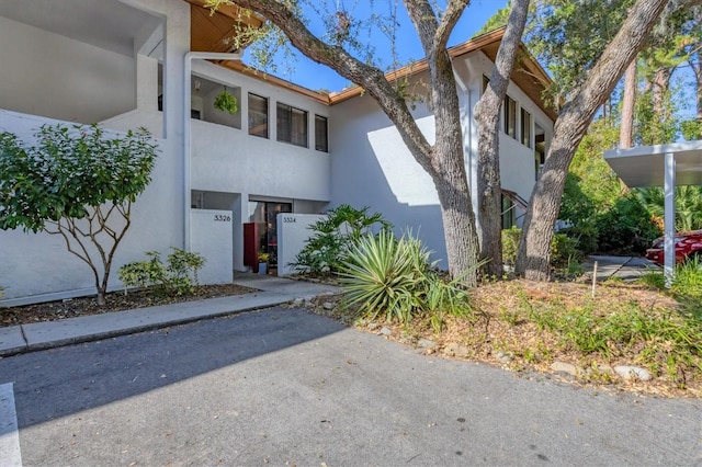 view of front of home