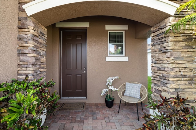 view of entrance to property