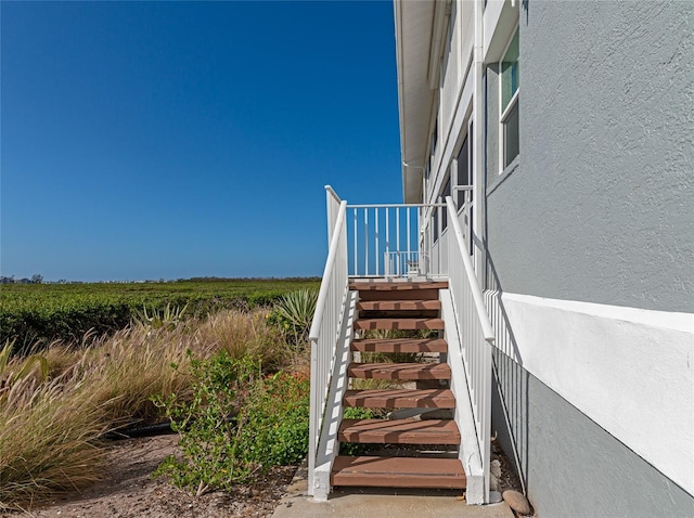 view of stairs