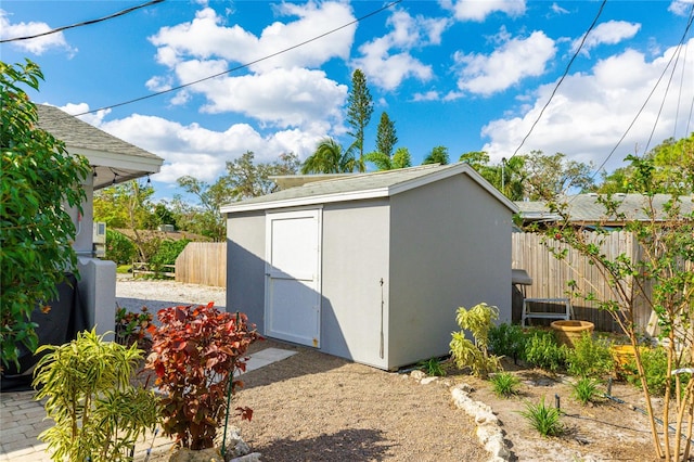 view of outbuilding