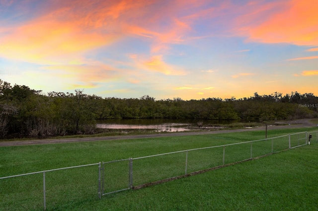 1640 Center Rd, Terra Ceia, FL 34250 - view of yard featuring a water view and a view of rural / pastoral area