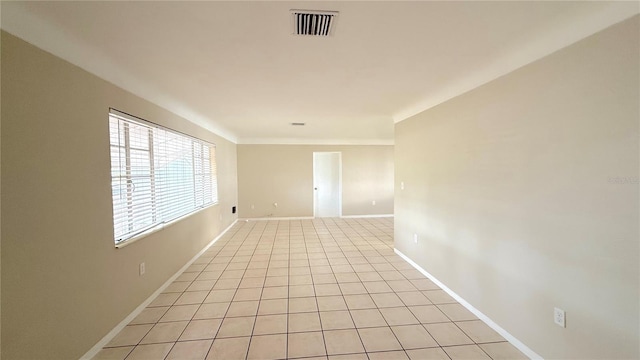 view of tiled empty room