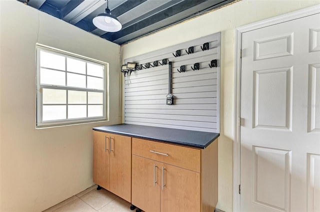 mudroom featuring light tile patterned floors