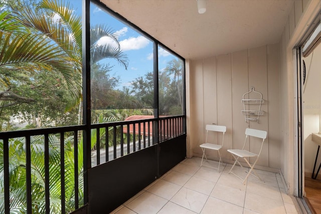 sunroom / solarium featuring a wealth of natural light