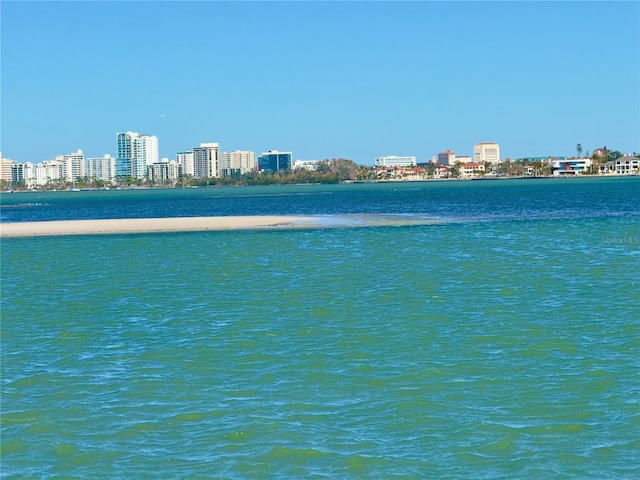 view of water feature