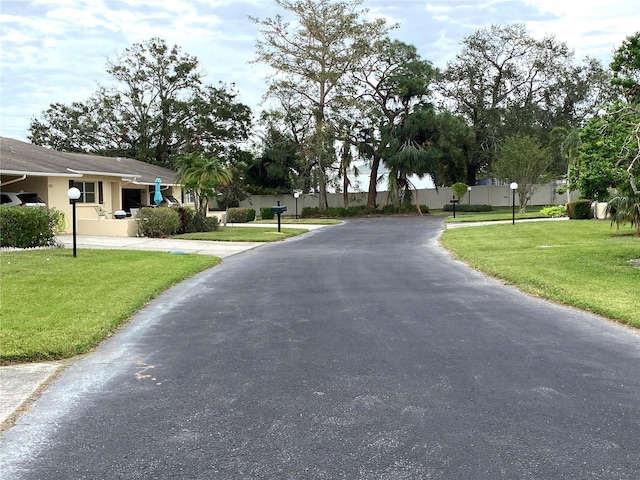 view of road