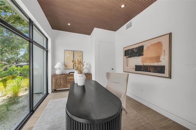 2038 Datura St, Sarasota, FL 34239 - dining space with visible vents