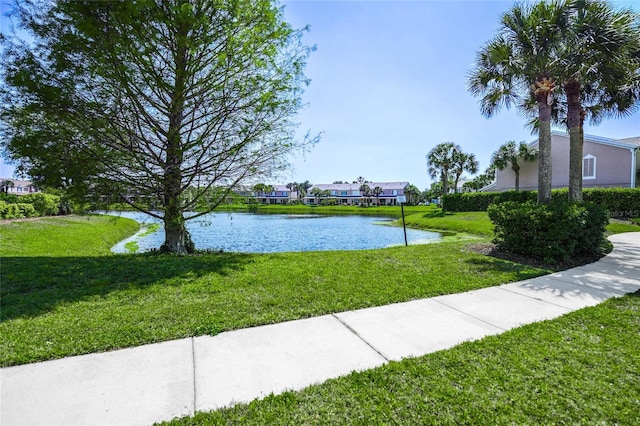 view of water feature