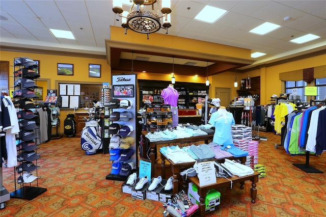 335 River Enclave Ct, Bradenton, FL 34212 - miscellaneous room featuring carpet and a drop ceiling