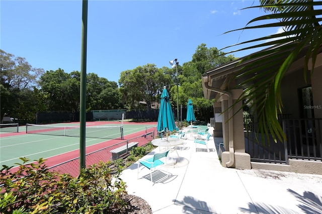 view of sport court