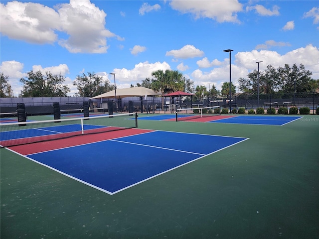 view of sport court