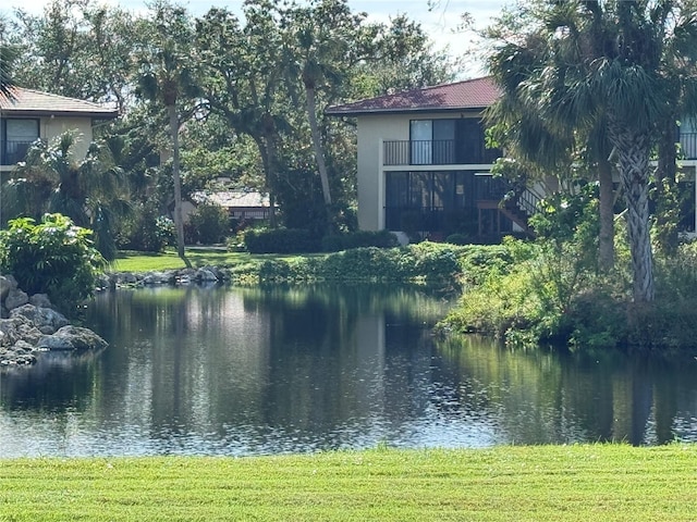 view of water feature