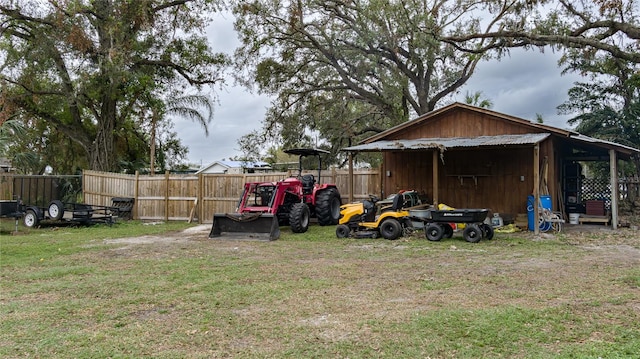 view of yard