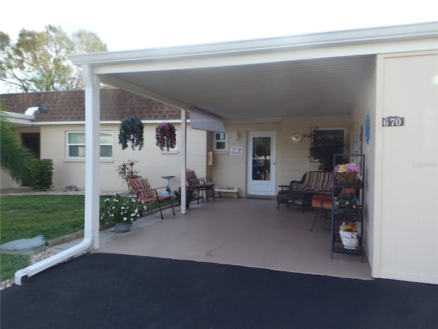 view of patio