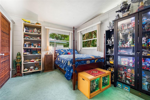 bedroom with carpet flooring