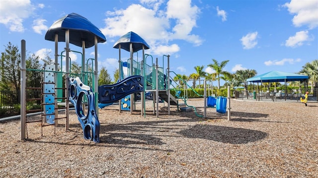 view of play area