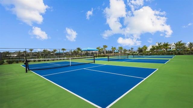 view of sport court