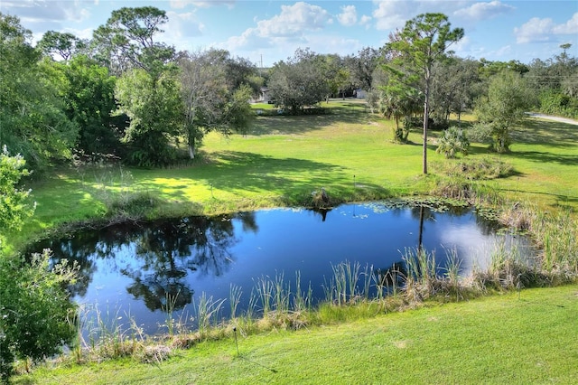 view of water feature