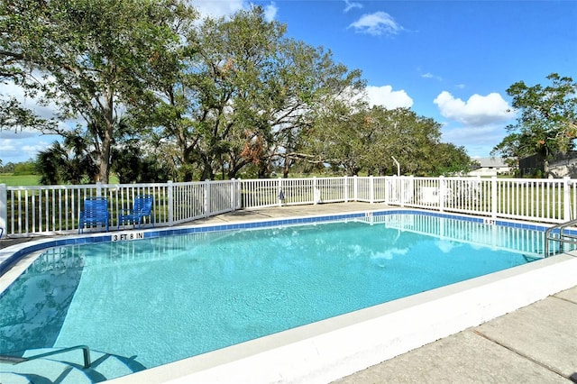 view of pool