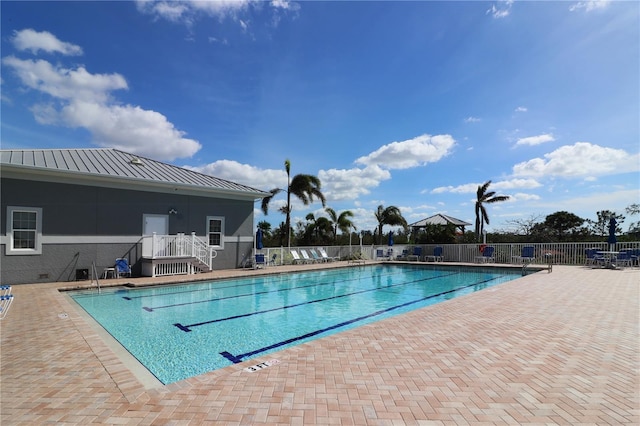 view of pool