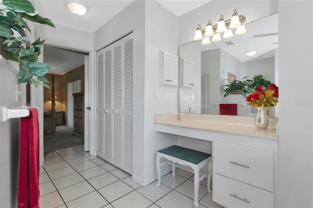 bathroom featuring tile patterned floors