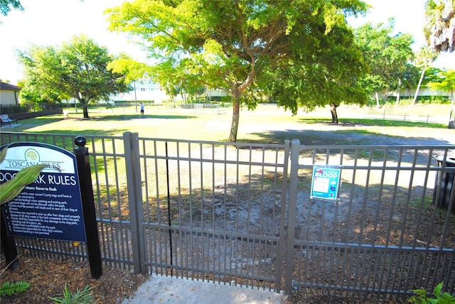 view of gate