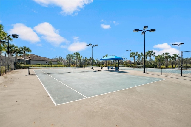 view of sport court