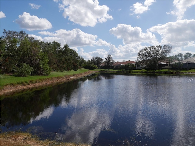 property view of water