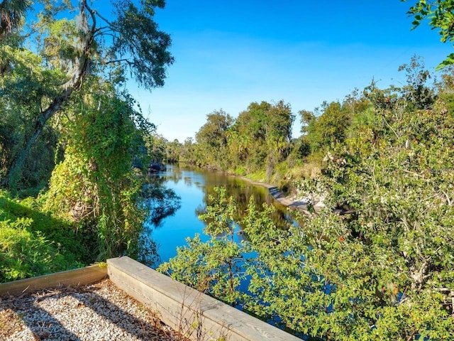 view of water feature