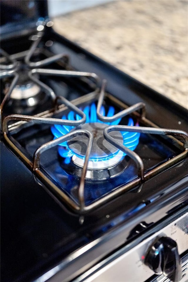 details featuring cooktop