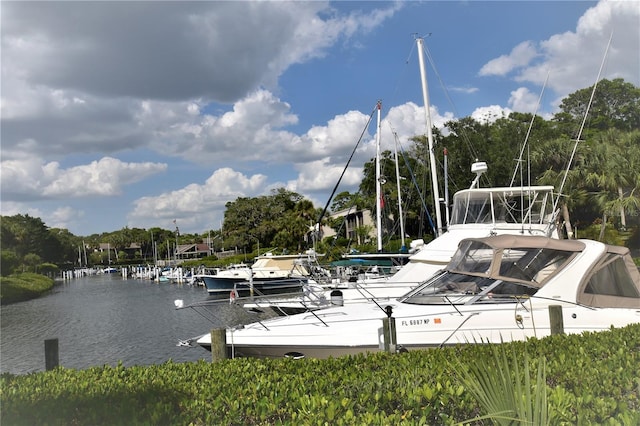 1508 Pelican Cove Rd Unit Gr233, Sarasota, FL 34231 - dock with a water view