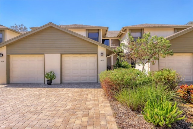 front facade featuring a garage