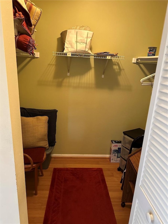 3500 El Conquistador Pkwy Unit 331, Bradenton, FL 34210 - spacious closet with wood finished floors