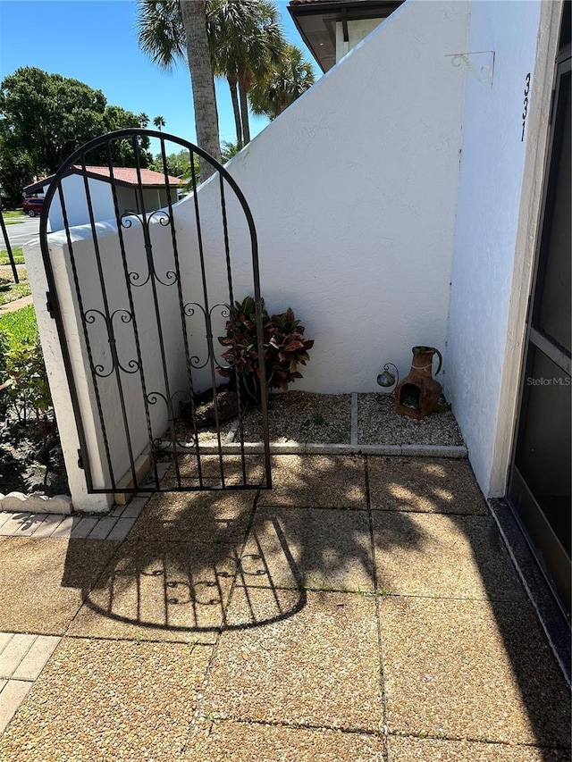 3500 El Conquistador Pkwy Unit 331, Bradenton, FL 34210 - view of patio with a gate